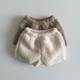 女宝百搭加厚保暖休闲裤 韩国童装 松紧短裤 女童爆款 子潮 25秋冬新款