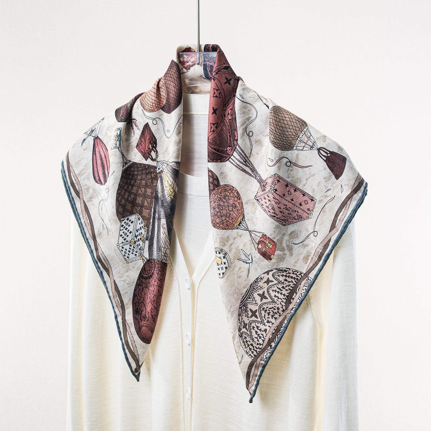 【热气球】重磅新款 丝毛女士围巾披肩丝巾