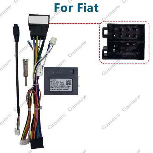 安卓导航电线协议Cable Canbus Fiat 500 Croma Punto Panda Qubo