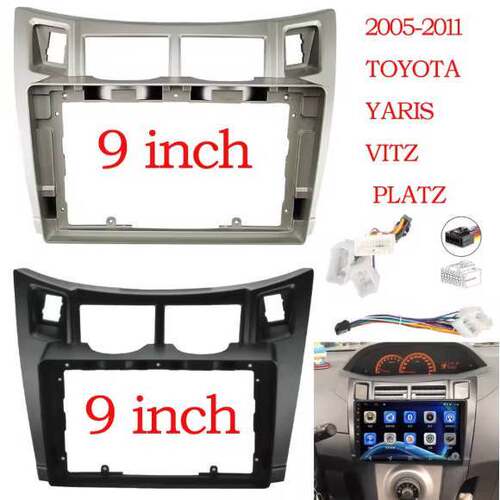 Toyota Yaris Vitz Platz 丰田 雅力士 9寸百变导航套框面框面板