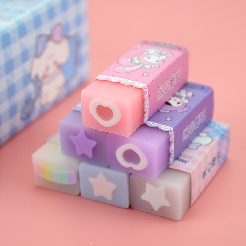 青壹坊夹心橡皮擦得干净