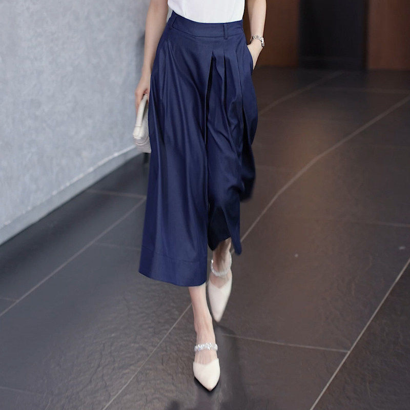 天丝薄款牛仔裤女2026新款夏季宽松八分休闲裤夏天冰丝阔腿裙裤女,女装/女士精品,牛仔裤,淘宝优惠券,粉丝福利购,淘宝优惠卷