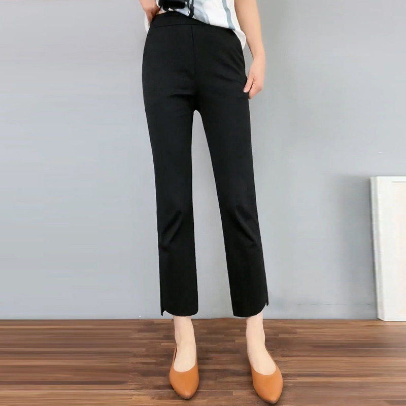 西装裤女2026新款春秋哈伦小脚直筒裤高腰小个子九分弹力烟管裤子,女装/女士精品,休闲裤,淘宝优惠券,粉丝福利购,淘宝优惠卷