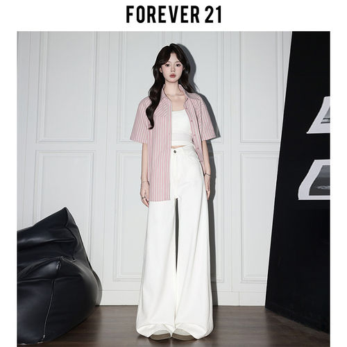 Forev21今年流行白色高腰