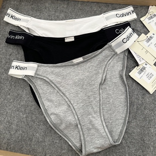 女士高开叉低腰比基尼三角内裤 QF8671 26年春夏新款 CK专柜正品