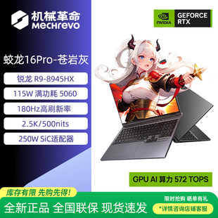 MECHREVO/机械革命 蛟龙 16 Pro R9-HX 5060独显游戏笔记本电脑