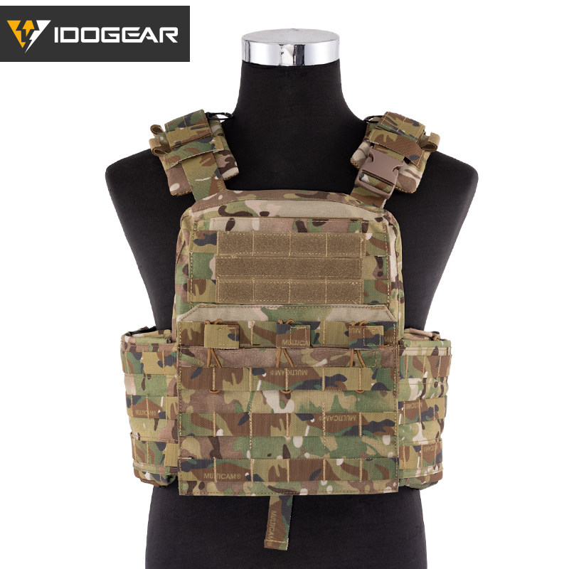 thumbnail for Idogear Little Steel Scorpion Cpc Tactical Heavy Armor Vest Military Enthusiast Outdoor Heavy Equipment Quick Release Modular Protective Vest