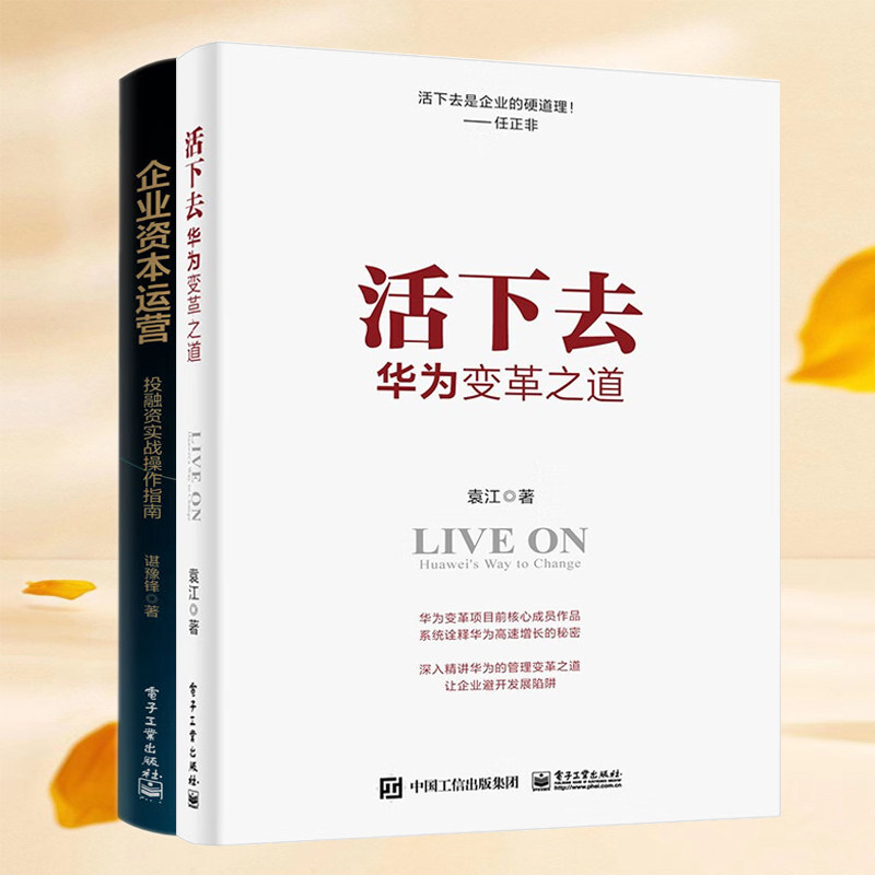 全2册 活下去:华为变革之道 变革解决方案推行与实施 企业管理书籍