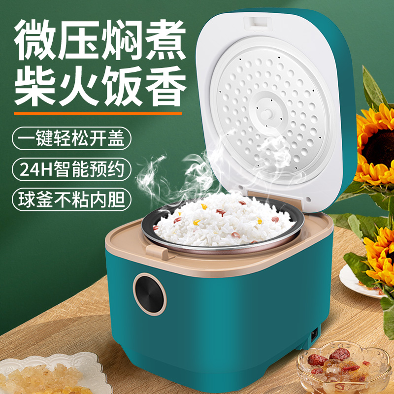 半球智能多功能小型电饭煲迷你家用2-5人电饭锅蒸煮预约定时4升5L