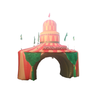 充气定制帐篷气模 充气蒙古包通道 马戏团表演道具