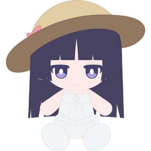 【bilibili】Solarain 妹妹不可能那么可爱 黑猫白猫坐姿毛绒娃娃