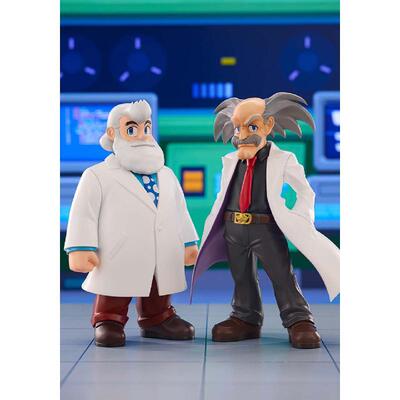 洛克人莱特博士&威利博士手办