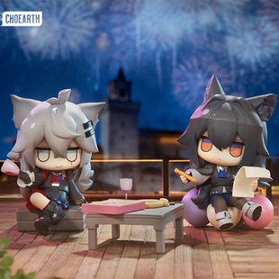 手办 定金明日方舟来次聚会拉普兰德缄默德克萨斯Q版 bilibili