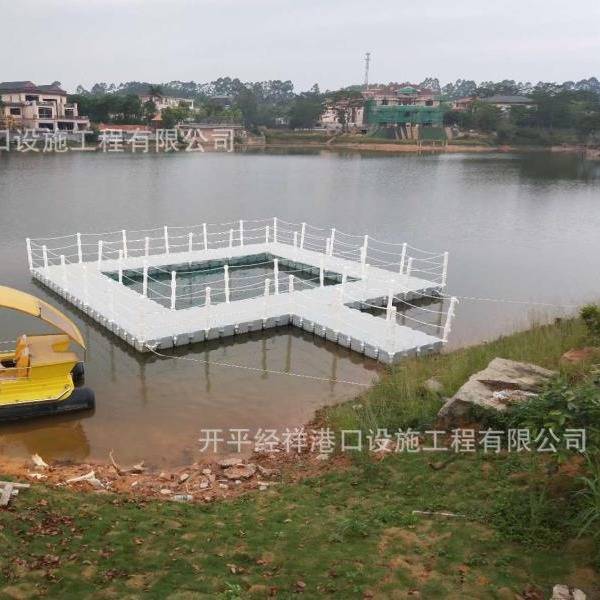 厂家直销水上浮筒移动码头 钓鱼平台 龙舟赛道 画舫游船浮桥码头