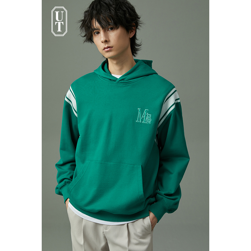 连帽外套运动休闲字母宽松灰色