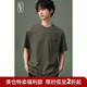 打底衫 重磅纯棉设计感短袖 半袖 夏季 百搭宽松休闲高级体t恤 T恤男士