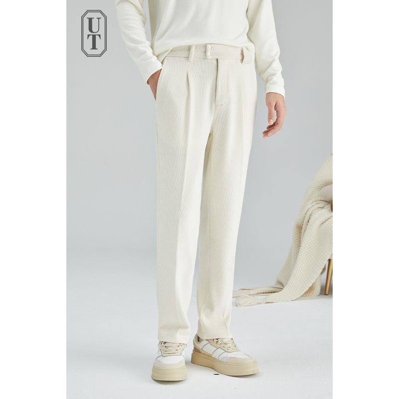 休闲裤灯芯绒西裤秋冬季加厚韩版