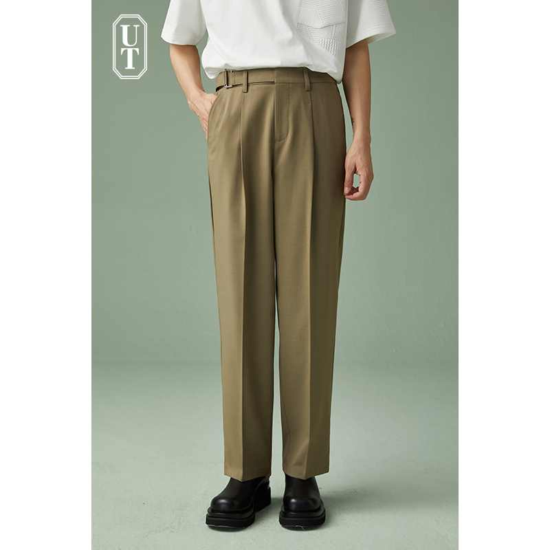 天丝休闲西裤直筒夏季垂坠感