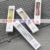 曲线蜡烛蛋糕装 饰摆件螺旋弯曲蜡烛烘焙螺纹创意网红生日蜡烛插件