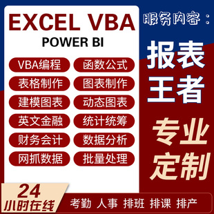 VBA宏编程ACCESS数据库开发SQL进销存系统库存管理excel表格制作