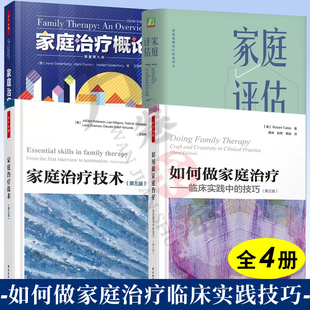 家庭治疗概论 如何做家庭治疗临床实践技巧 4册 治疗技术 家庭治疗技术 家庭评估鲍文家庭系统理论 心里咨询师家庭治疗概念与方法
