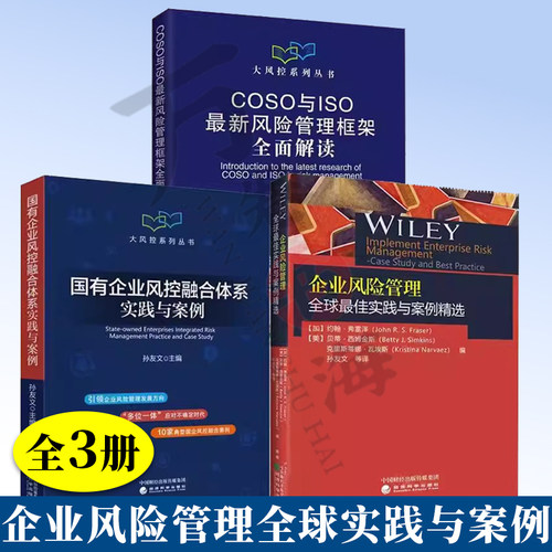 COSO与ISO新风险管理框架全面解读 孙友文+国有企业风控融合体系+全球佳实践与案例 企业风险管理与内部控制理论与实践书籍