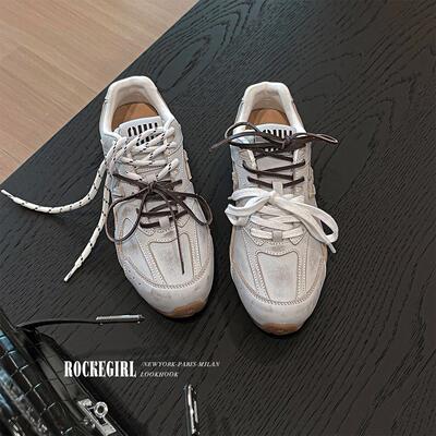 厚底德训鞋内增高运动鞋阿甘鞋