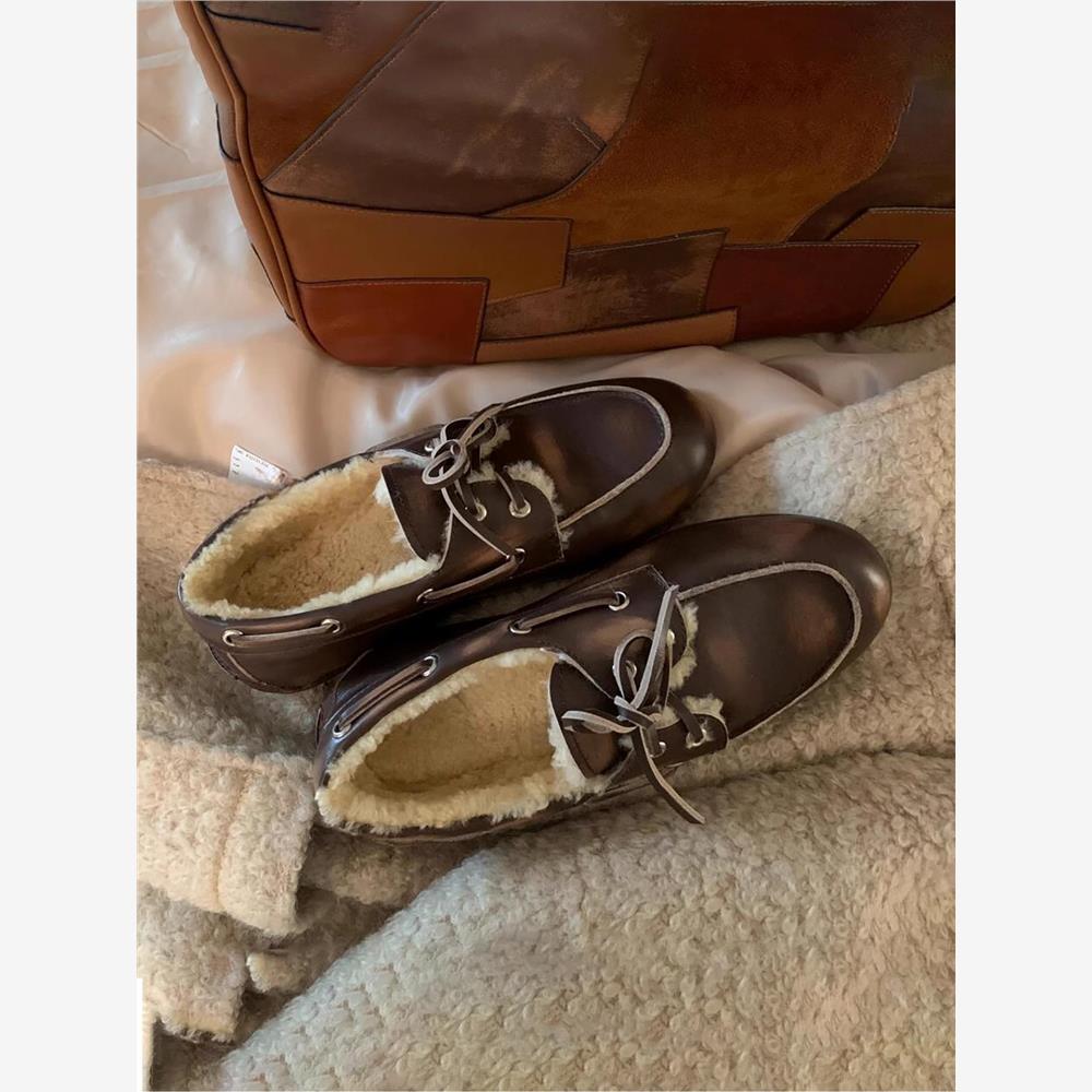 法式设计感晚晚风小皮鞋