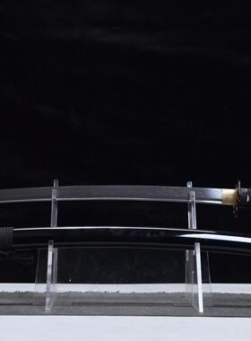 龙泉刀剑花纹钢武士刃太刀居合刀逆刃刀冷兵器烧刃手工锻打未开刃