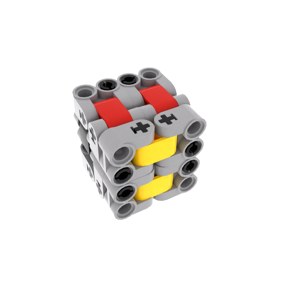 小小工程师小颗粒科技积木模型机器人套装教育教具3×3叠魔方MOC