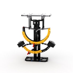 小小工程师国产积木机器人工程机械齿轮科技拼装 双刻度机械称套装