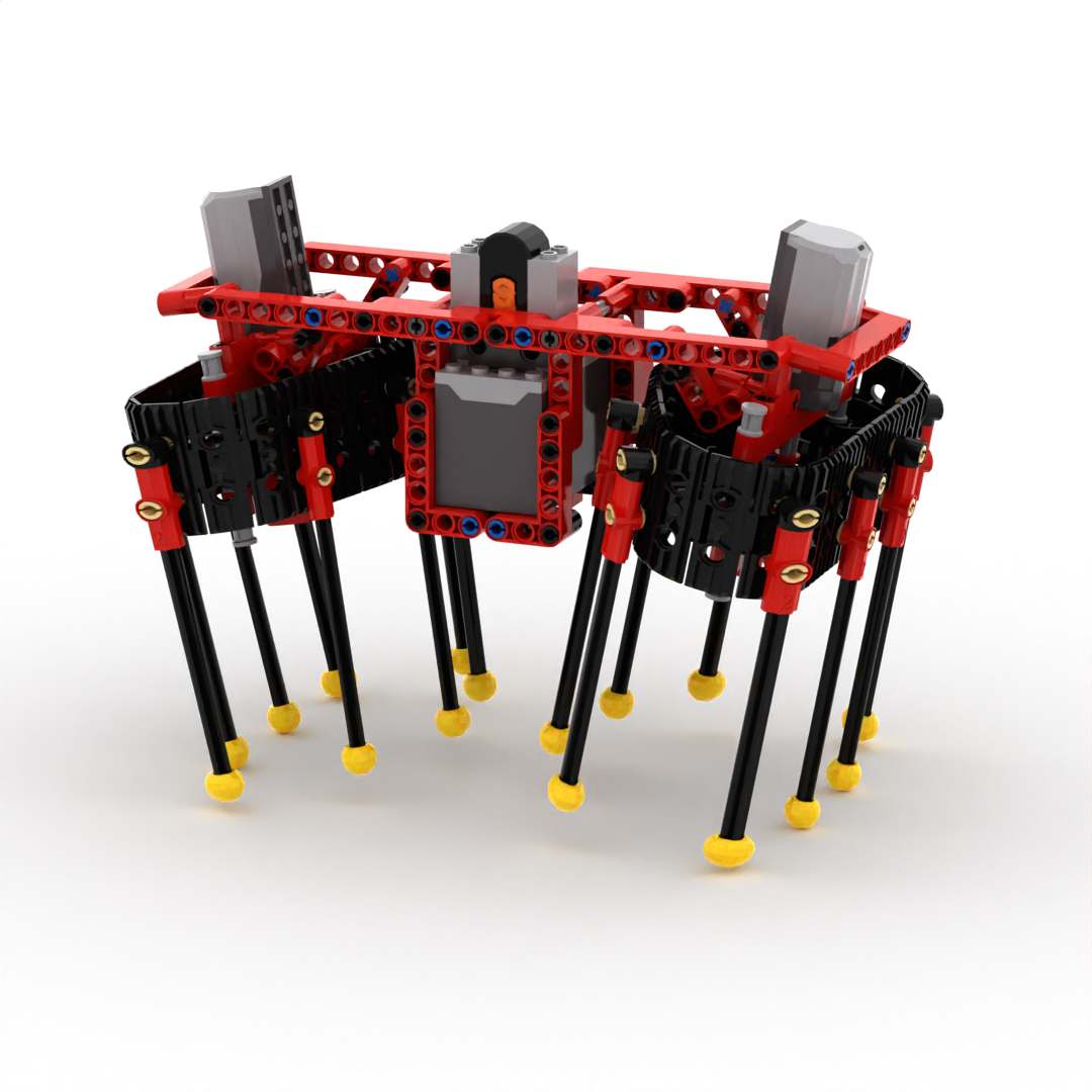 科技积木机器人模型电动