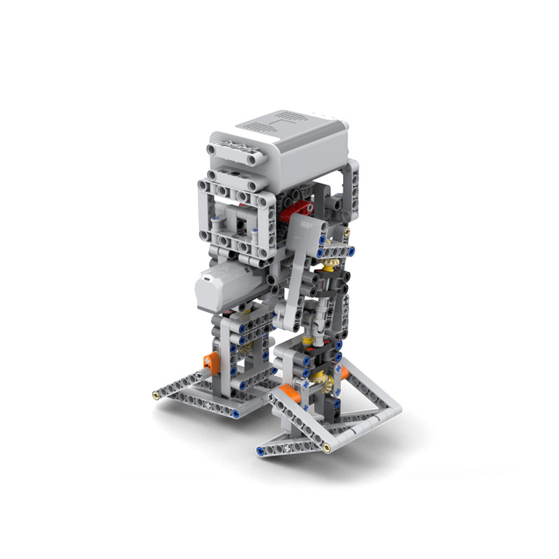 兼容国产积木电动工程机械组模型科技拼装两足机器人套装