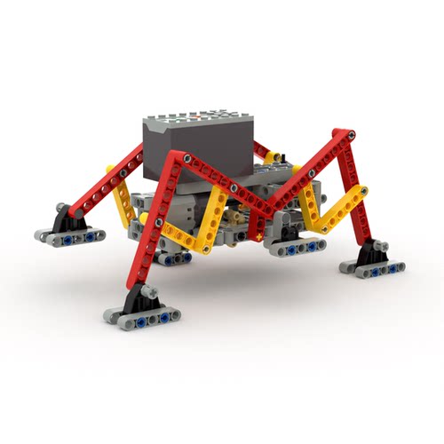 小小工程师国产积木机械组科技拼装爬行机器人教具电动创意套装