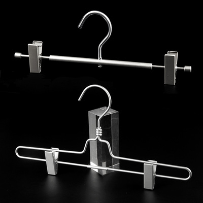 衣柜收纳裤架裤夹子铝合金晾衣架