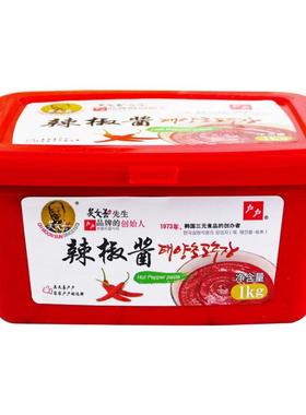 【吴文善户户】韩式辣酱户户辣椒酱1kg韩式拌饭酱甜辣酱