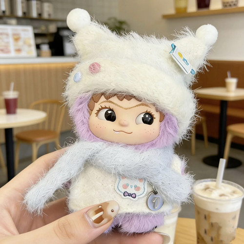 WAKUKU三代娃衣10cm哇库库衣服套装搪胶毛绒盲盒玩偶帽子服饰萌