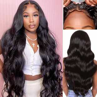 5x5 Wear and Go Glueless Wig Pre Cut Lace Closure for women