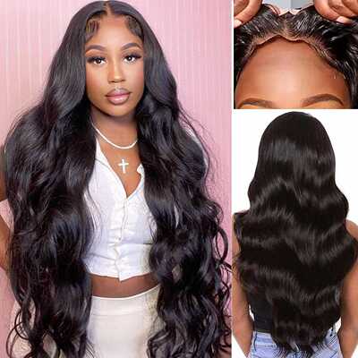 5x5 Wear and Go Glueless Wig Pre Cut Lace Closure for women