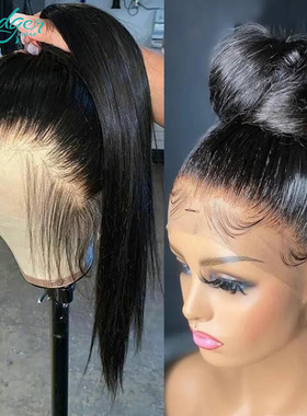 360 Full Lace Frontal  Human Hair Wigs  自然色真人发假发