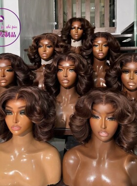 13x4 bouncy curly fumi double drawn wig 250density 14A human