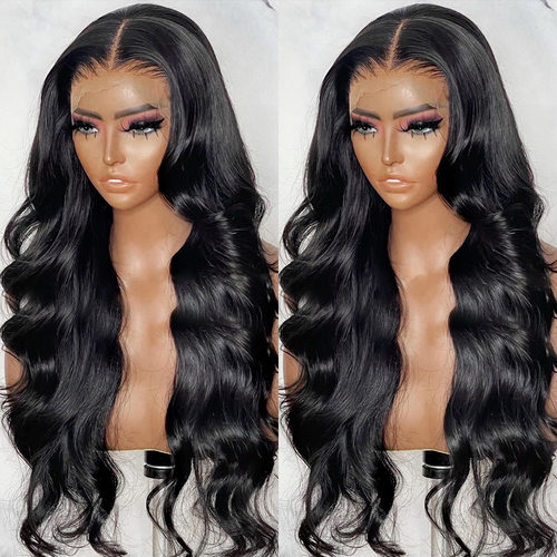 Body Wave 13x4 Lace Front Wig Human Hair Wig 蛇曲半蕾丝头套