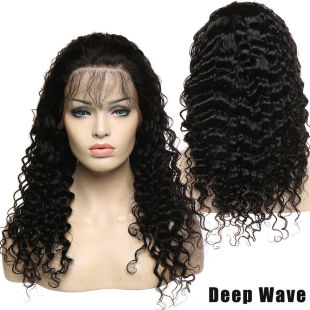 360 Lace Wig 蕾丝头套Brazilian hair Curly human 360头套 Deep