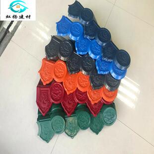 树脂瓦琉璃瓦檐口滴水瓦塑料装饰边树脂瓦配件仿古花边滴水檐瓦片