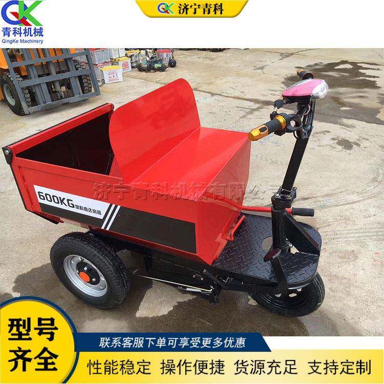 小型电动座驾式运输设备建筑施工混凝土转运车楼道装修灰斗车