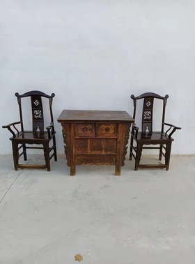 民俗老物件古董老家具实木桌子椅子复古怀旧收藏摆件影视道具装饰