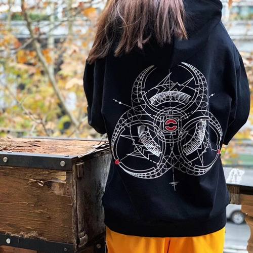gment X innersect陈冠希同款潮牌联名连帽衫男潮牌加绒港风卫衣