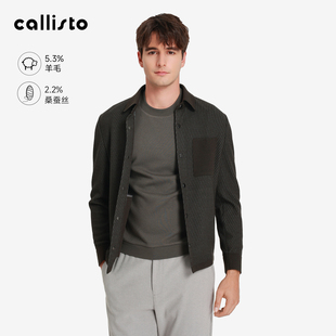 【商场同款】callisto2025秋冬新品男士外套通勤休闲夹克