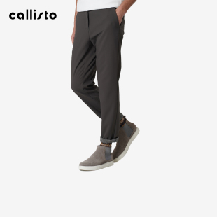 男士 callisto25秋新款 秋冬保暖直筒羊绒桑蚕丝休闲裤 秋冬焕新