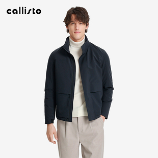 【85鹅绒】callisto2025冬季新款男士鹅绒长袖立领保暖羽绒服